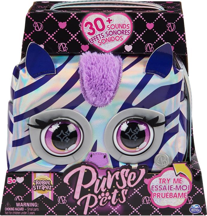Spin Master Purse Pets - Metallic Magic - Zebra (6066464)