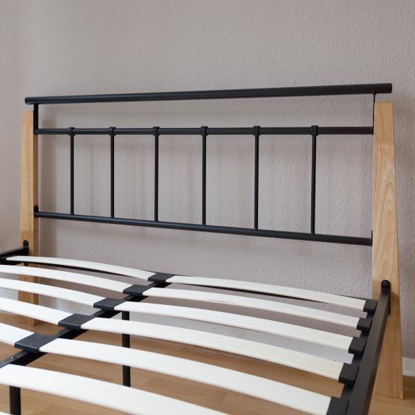 Actual product image Homestyle4u Metal bed Double bed (160 x 200 cm)