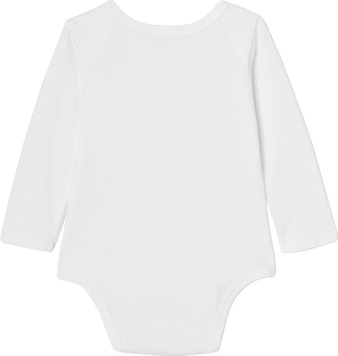 Image du produit Vertbaudet Lot de 5 bodies bébé manches longues à enfiler BASIC, coton bio (62)