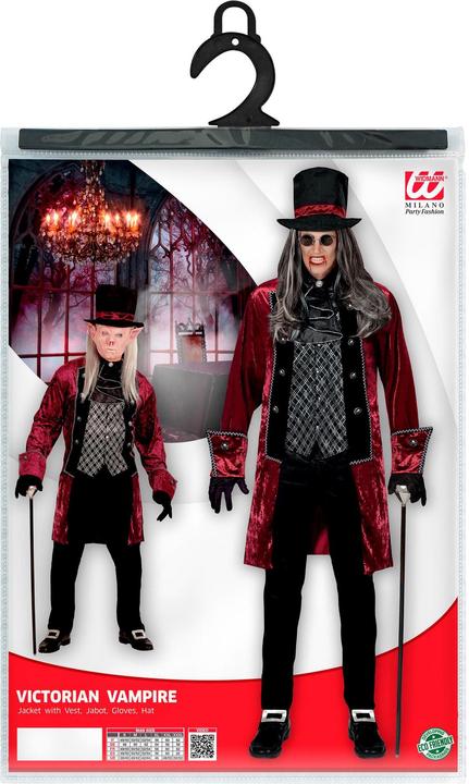 Actual product image Widmann Victorian Vampire Costume (S)