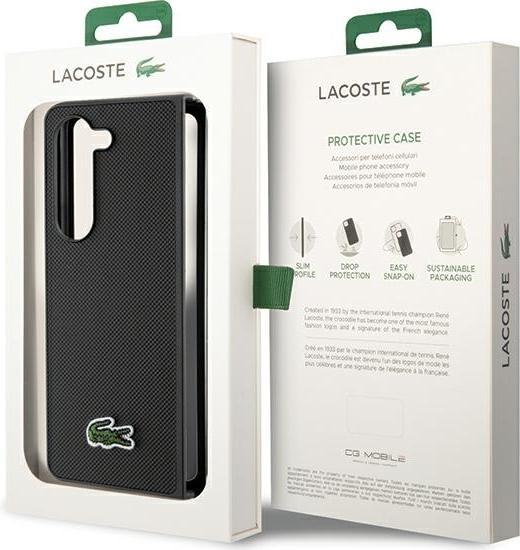Immagine prodotto Lacoste LCHCZFD5PVCK Z Fold5 F946 czarny/valigetta nera Iconic Petit Pique (Samsung Galaxy Z Fold5)