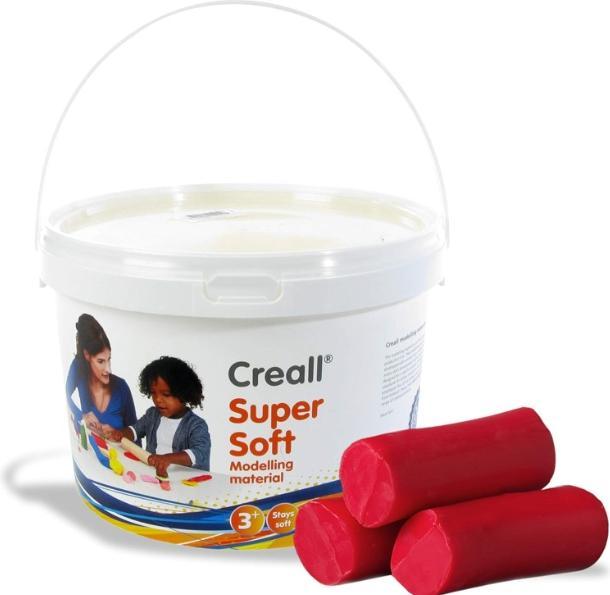 Produktbild Creall Supersoft klei Rood, 1750gr.