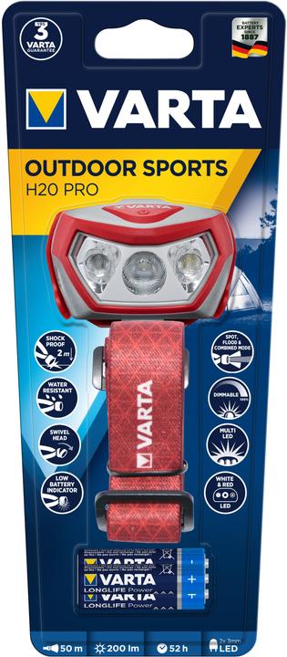 Produktbild Varta Outdoor Sports H20 Pro (200 lm)