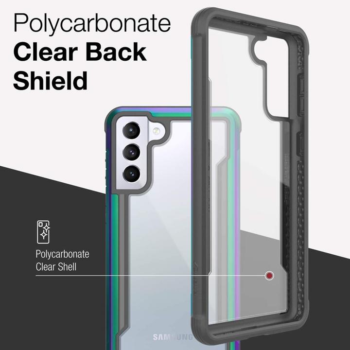 Immagine prodotto Puro DĖKLAS X-Doria Raptic Shield alluminiowe Samsung Galaxy S21+ (Protezione antimicrobica) (Samsung Galaxy S21+)