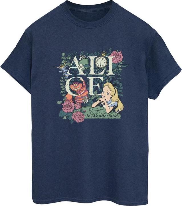 Immagine prodotto Disney Alice In Wonderland Leafy Garden Maglietta Ampia Donna (S)