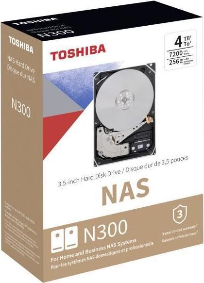 Produktbild Toshiba N300 NAS (4 TB, 3.5", CMR)