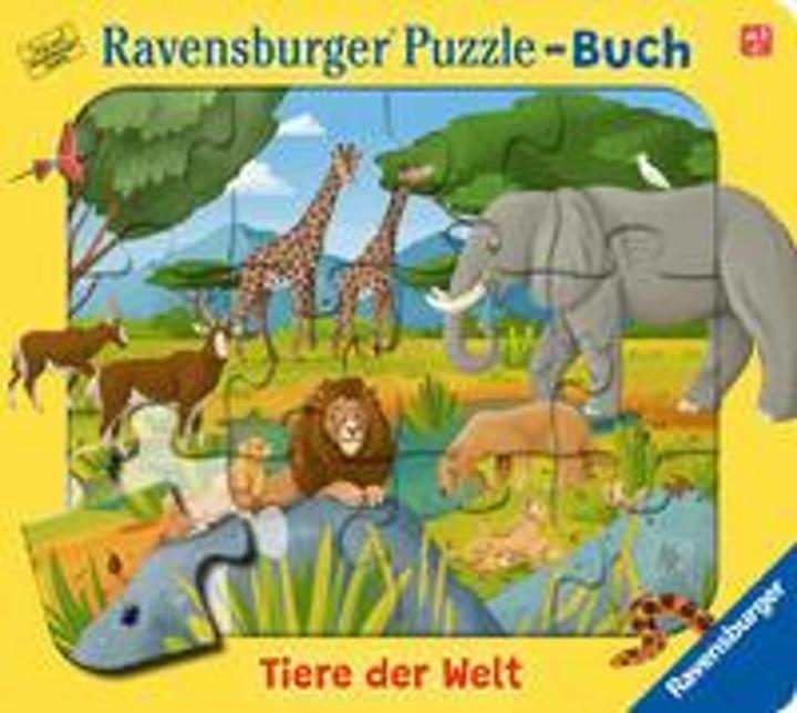 Produktbild Ravensburger Puzzle-Buch: Tiere der Welt (12 Teile)