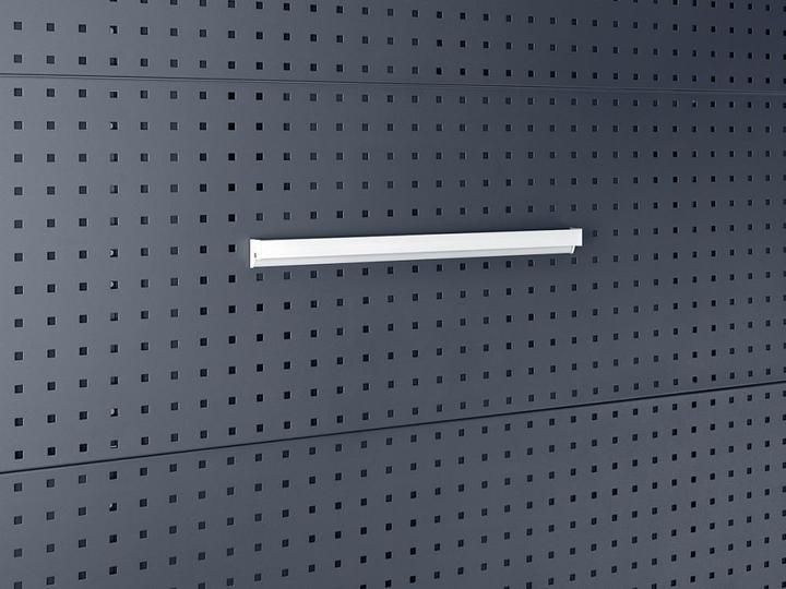 Actual product image Bott Document holder DIN A4 portrait aluminium W500xD10xH50mm suitable for perforated plates