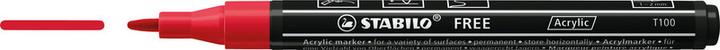 Produktbild STABILO FREE Acrylic Acrylmaker (Turquoise, Yellow, Blue, Black, Red, 2 mm, 5 x)