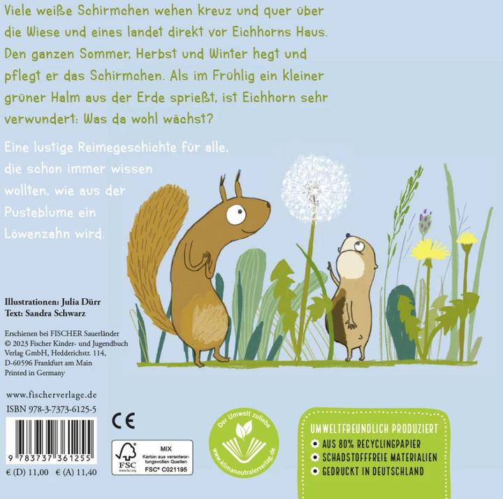 Produktbild Eine Pusteblume für dich! (Deutsch, Regina Schwarz, Julia Dürr, 2023)
