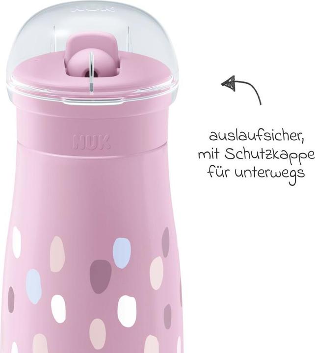 Image du produit NUK Biberons et tétines Mini-Me Flip Cup - avec couvercle résistant aux morsures (0.45 l)