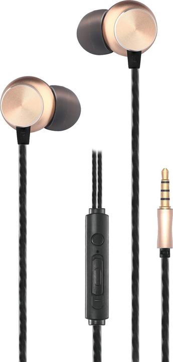 2GO In-Ear Stereo-Headset "Deluxe" - gold (Kabelgebunden)
