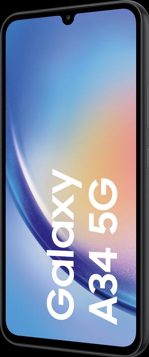 Produktbild Samsung Galaxy A34 5G (128 GB, Awesome Graphite, 6.60", Dual SIM, 48 Mpx, 5G)