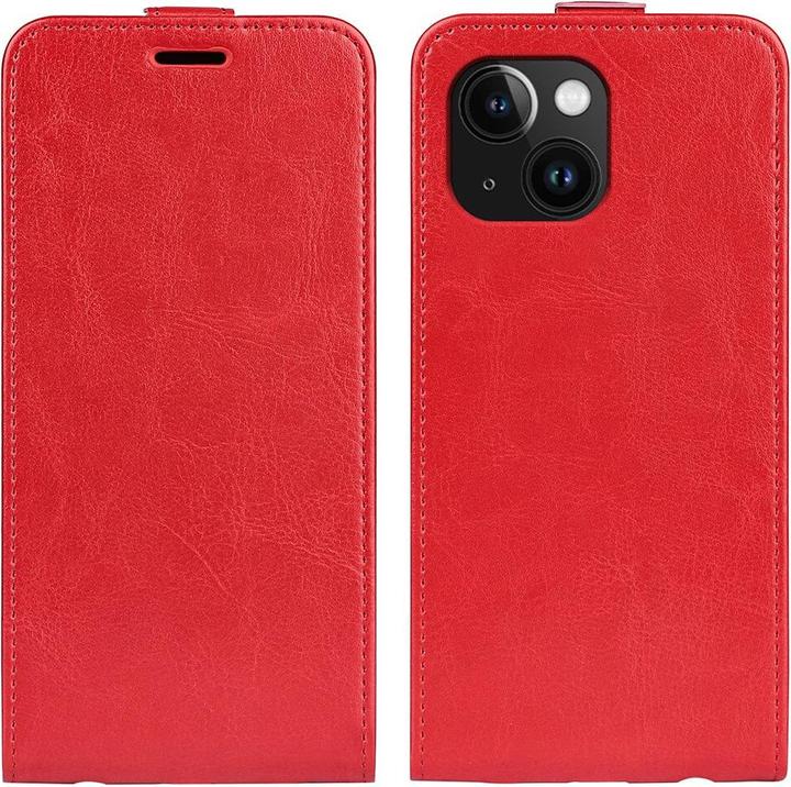 Immagine prodotto Cover-Discount iPhone 15 - Custodia Classic Flip verticale rossa (Apple iPhone 15)