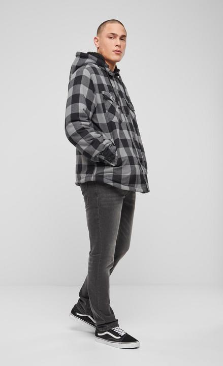 Image du produit Brandit Veste d'extérieur Lumber à capuche Taille M Couleur Noir/Charbon de bois (M)