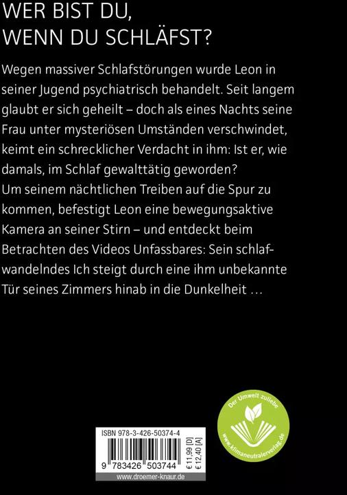 Actual product image Der Nachtwandler (German, Sebastian Fitzek, 2013)