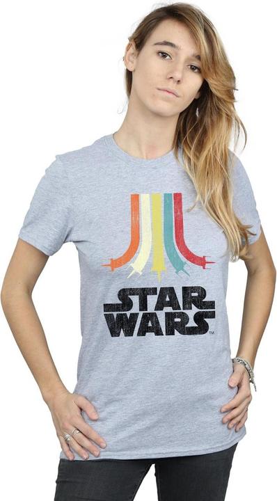 Image du produit Star Wars - T-shirt RETRO RAINBOW - Femme (M)