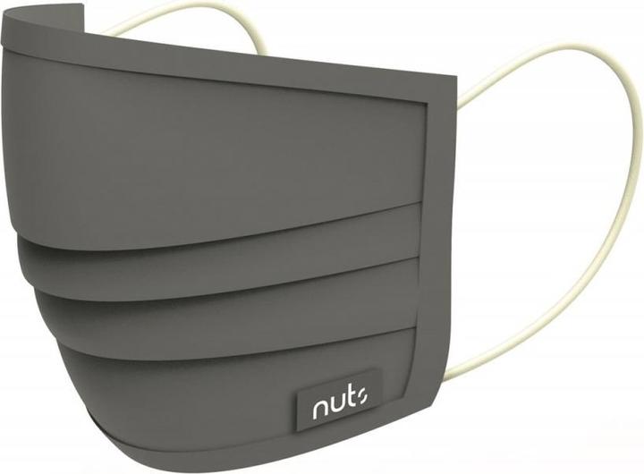 Nuts HEIQ Viroblock Maschera Tessile Antracite (1 x)