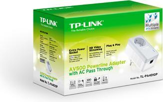 TP-Link AV500 Powerline With AC Pass (500 Mbit/s)