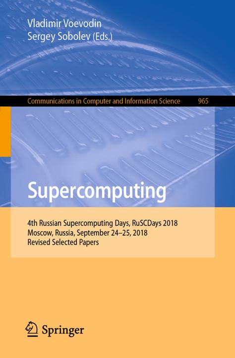 Produktbild Supercomputing (Vladimir Voevodin, Sergey Sobolev, 2019)