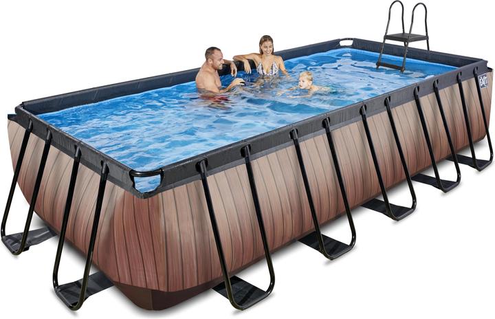 Exit Wood Pool mit Sandfilterpumpe (540 x 250 cm)