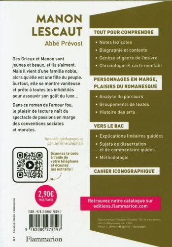 Produktbild G.F. Garden Manon Lescaut : bac général + techno (Französisch, Abbé Prévost, 2022)