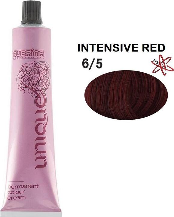 Produktbild Subrina Professional Unique Permanent Hair Dye 65 Dark Blonde Intense Red - 100 Ml (65 Dark Blonde Intense Red)