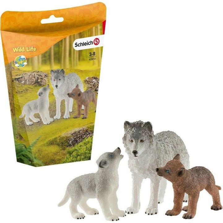 Immagine prodotto Schleich Mamma lupo con i cuccioli