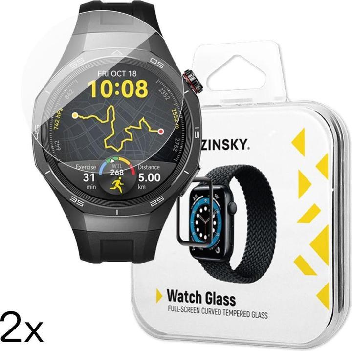 Wozinsky 2x Full Glue Huawei Watch GT 5 / GT 5 Pro / GT 4 / GT 4 Pro / GT 3 / GT 3 Pro (42 mm)