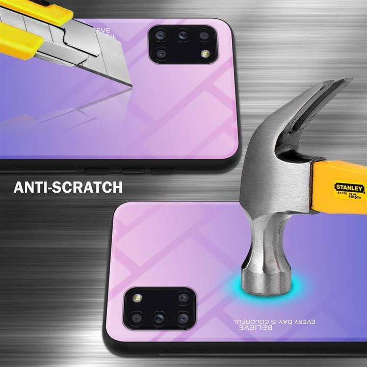 Actual product image Cadorabo TPU 2 colors glass cover (Samsung Galaxy A31)
