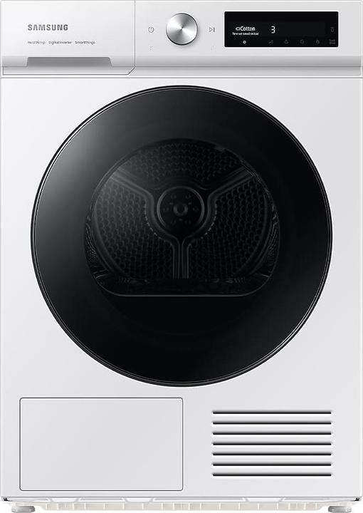 Image du produit Samsung DV90BB7445GWS2 blanc / bandeau blanc / porte vitrée noire (9 kg)