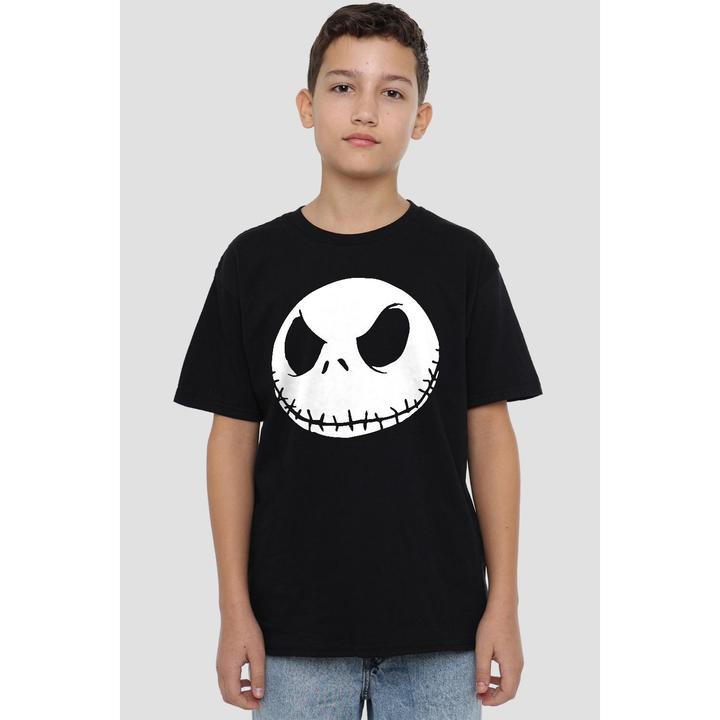 Actual product image The Nightmare Before Christmas Childrens/Kids Jack Face T-Shirt (152, 158)