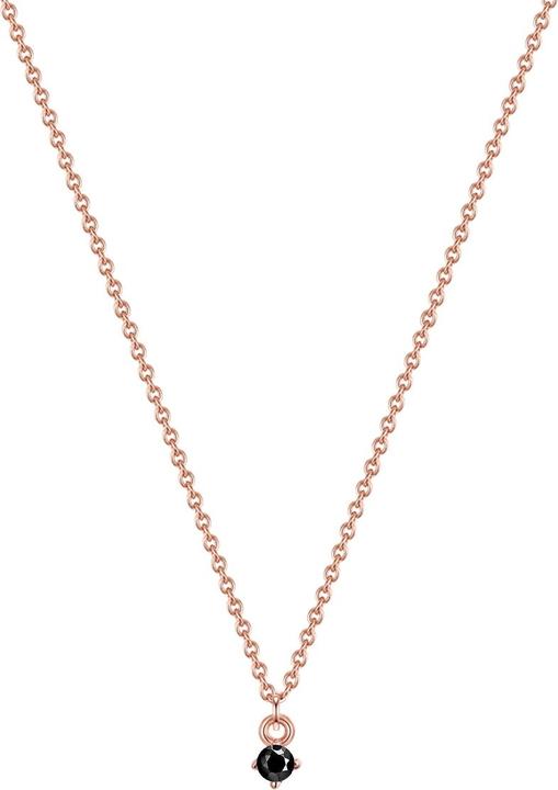 Produktbild Glanzstücke München Damen Sterling Silber Spinell Roségold 40,0 cm Basislänge + 5,0 cm Verlängerung - 32422 (925er Silber, 40 - 45 cm)