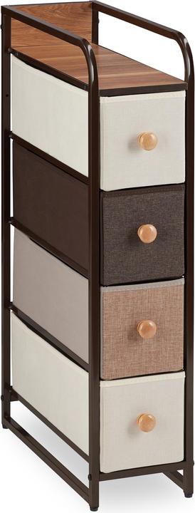 Actual product image Relaxdays Chest of Drawers in Various Designs (20 x 49.5 x 84.5 cm)