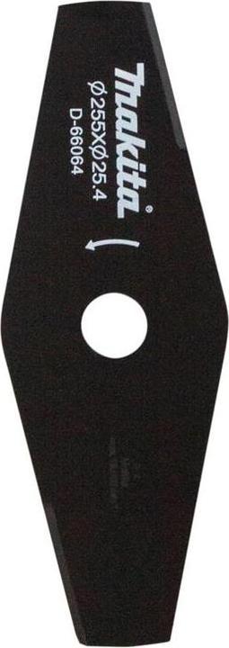 Actual product image Makita D-66064 2 Tooth Impact Knife 255x25 4mm (Lawn mower blades + replacement blades garden machinery)