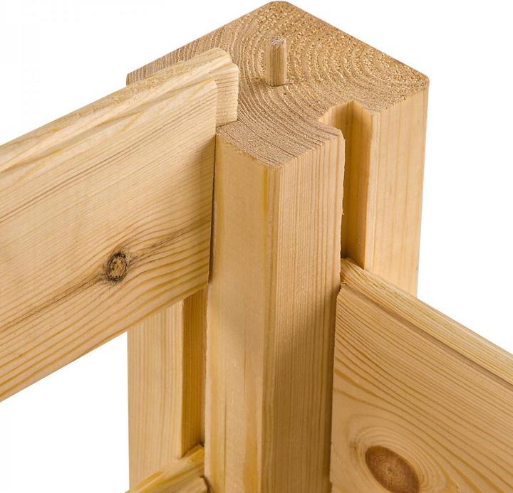 Produktbild Dema Holz Hochbeet Pflanzbeet Blumenbeet Pflanzenbeet Gartenbeet Kiefer 104x104x77 cm