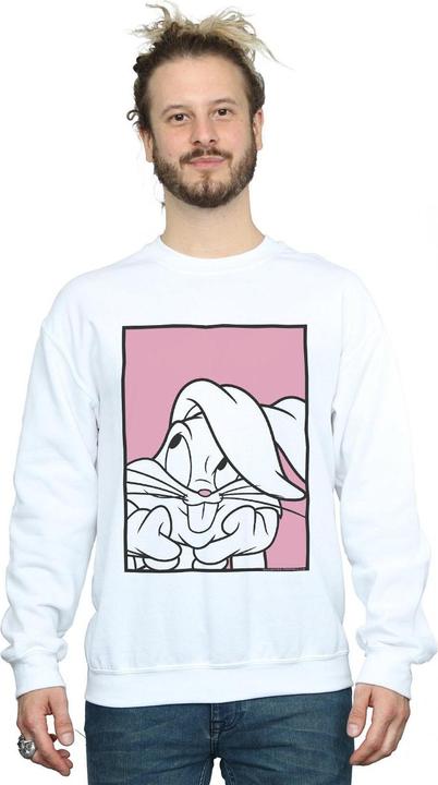 Actual product image Looney Tunes Mens Bugs Bunny Adore Sweatshirt (S)