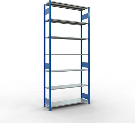 MULTIplus150 boltless basic shelving system with length ledgers