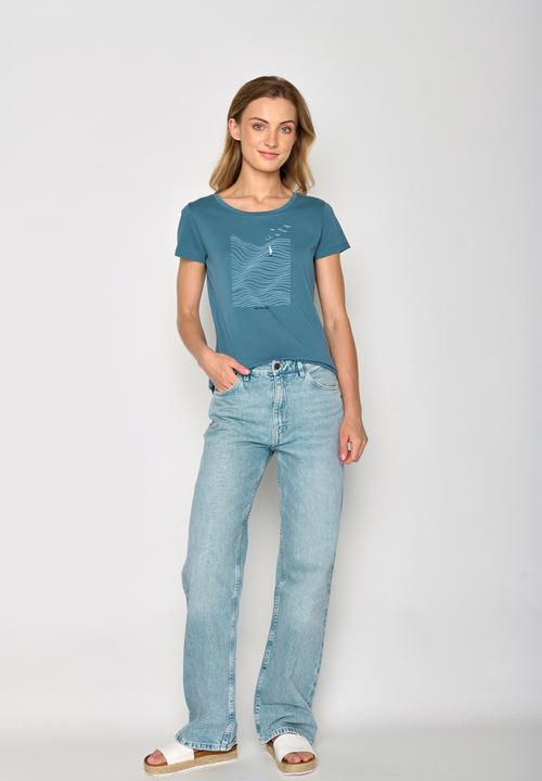 Produktbild Greenbomb Women's Nature High Sea Loves T-Shirt (XL)