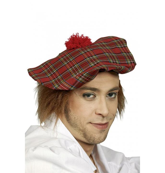 Actual product image Chaks Scots cap with red hair
