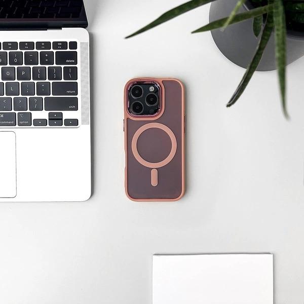 Produktbild Hurtel Glitter Case mit MagSafe für iPhone 16e - Rosa (Apple iPhone 16e)