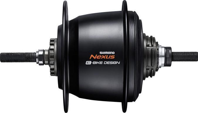 Shimano Getriebenabe NEXUS SG-C7050 5-Gä Di2 36-Loch Rollenbremsen 135 mm schwar (Rollenbremse)
