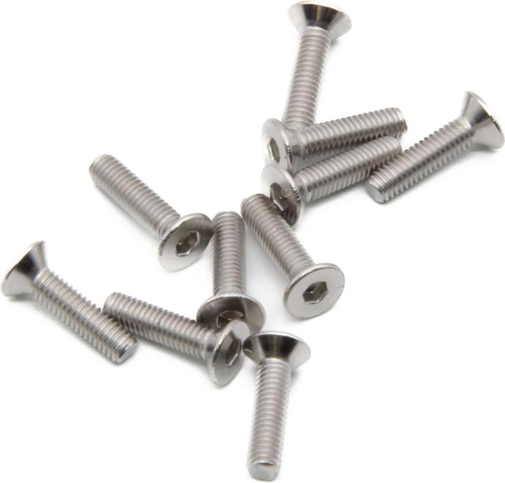 Actual product image Purecrea 10 pcs M3x10mm countersunk screws set stainless steel
