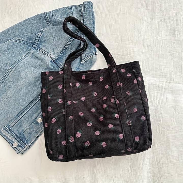 Produktbild Only-Bags.Store Grosse Kapazität Mode Casual Tote Bag, süsse Umhängetasche mit einfachem Tragegriff, vielseitige