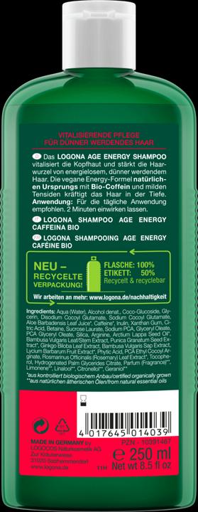 Produktbild Logona Age Energy (250 ml, Flüssiges Shampoo)