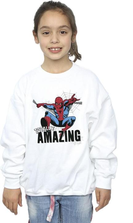 Actual product image Girls Spider-Man Amazing Sweatshirt (140, 146)