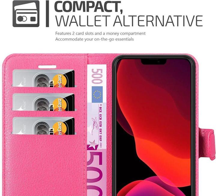 Actual product image Cadorabo Book with stand function cover (Apple iPhone 12 Pro Max)