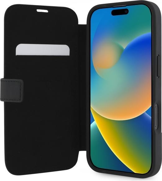 Image du produit Mercedes MEBKP16X23RBGVK iPhone 16 Pro Max 6.9" czarny/black Imitation cuir bois (Apple iPhone 16 Pro Max)