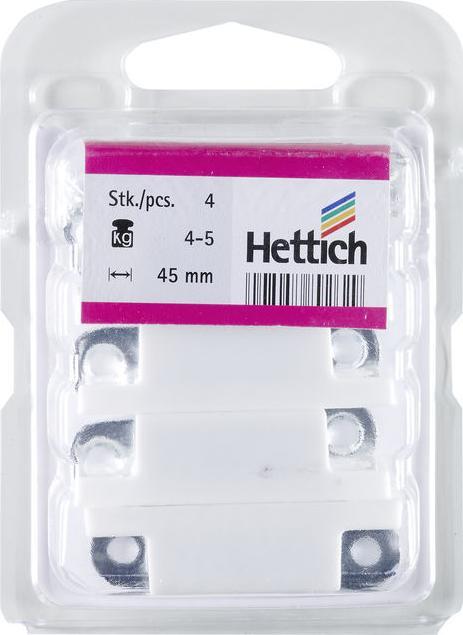 Produktbild Hettich Magnetschnpper wei, 3-4 kg, 4 Stck