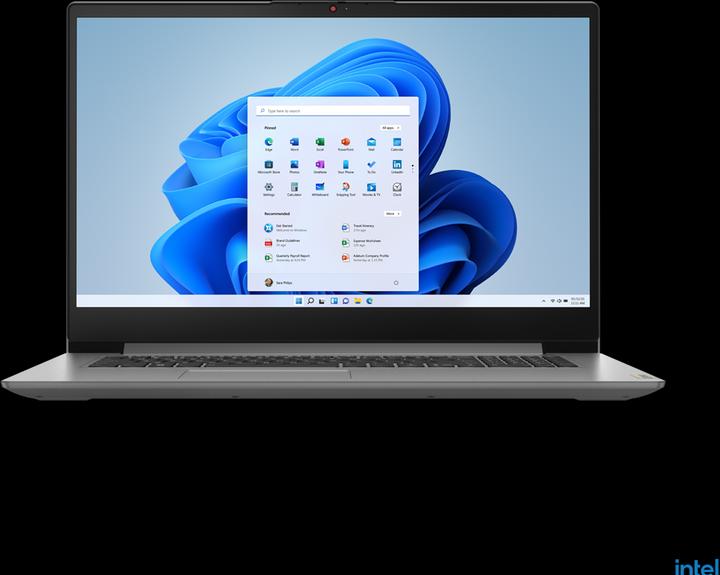 Lenovo IdeaPad 3 17IAU7 | Arctic Grey | 17.3 " | TN | HD+ | 1600 x 900 pixels | Anti-glare | Intel Pentium